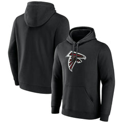 Atlanta Falcons Primary Logo Pullover Hoodie - Black - NFL