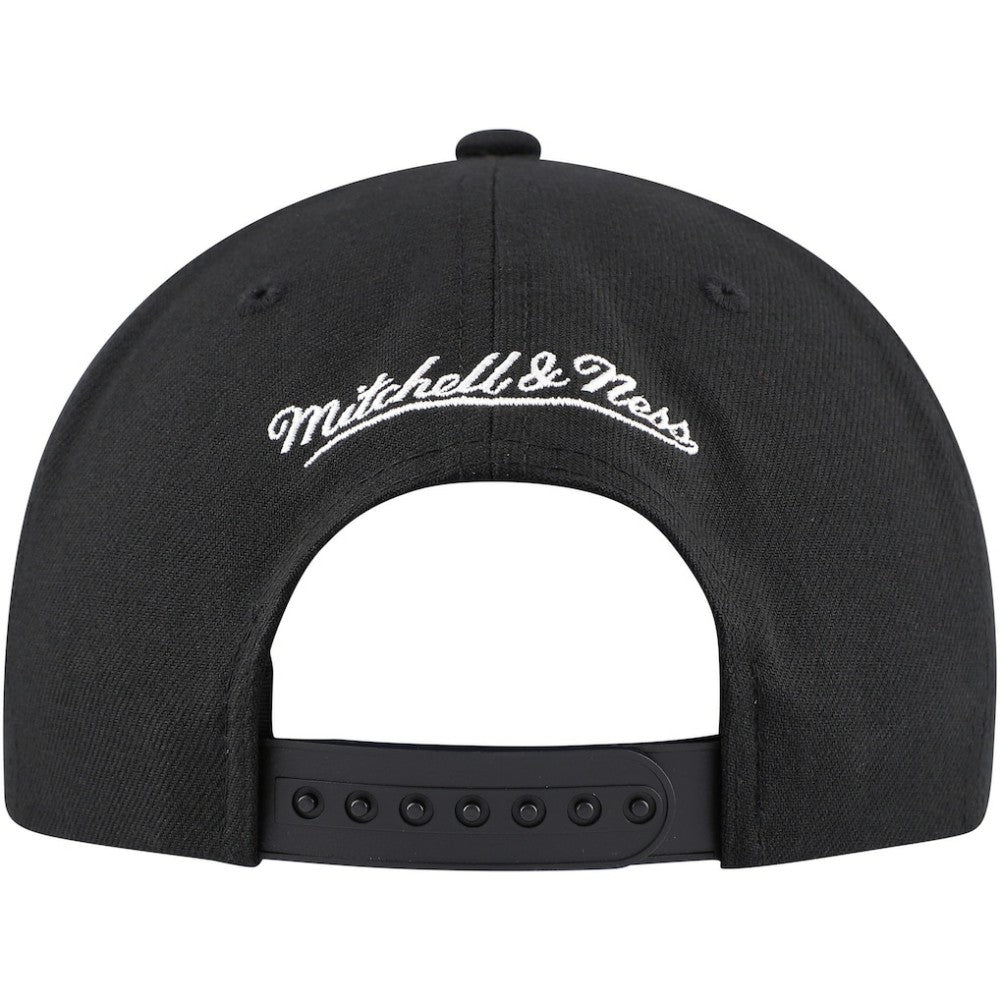 Pittsburgh Penguins Mitchell & Ness Core Team Script 2.0 Snapback Hat - Black | NHL Lifestyle