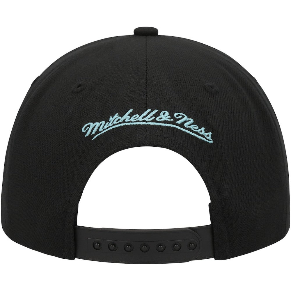 Seattle Kraken Mitchell & Ness Core Team Script 2.0 Snapback Hat - Black | NHL online