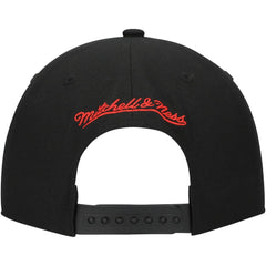 Washington Capitals Mitchell & Ness Core Team Script 2.0 Snapback Hat - Black | NHL Clearance