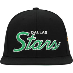 Dallas Stars Mitchell & Ness Core Team Script 2.0 Snapback Hat - Black | NHL online