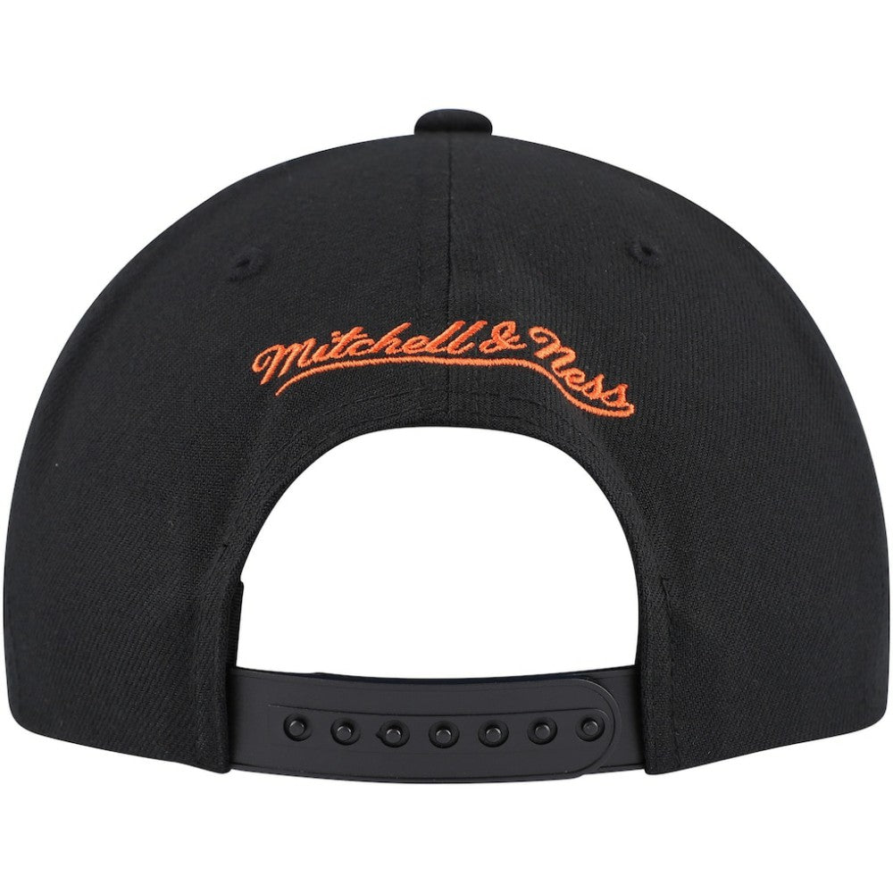 Edmonton Oilers Mitchell & Ness Core Team Script 2.0 Snapback Hat - Black | NHL discount