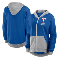 Texas Rangers Fanatics Women's Hit It French Terry Full-Zip Hoodie Online