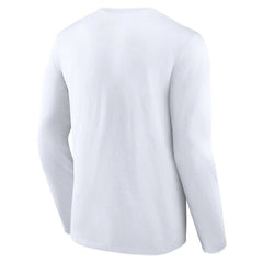 Atlanta Falcons Team Lockup Long Sleeve T-Shirt - White - NFL