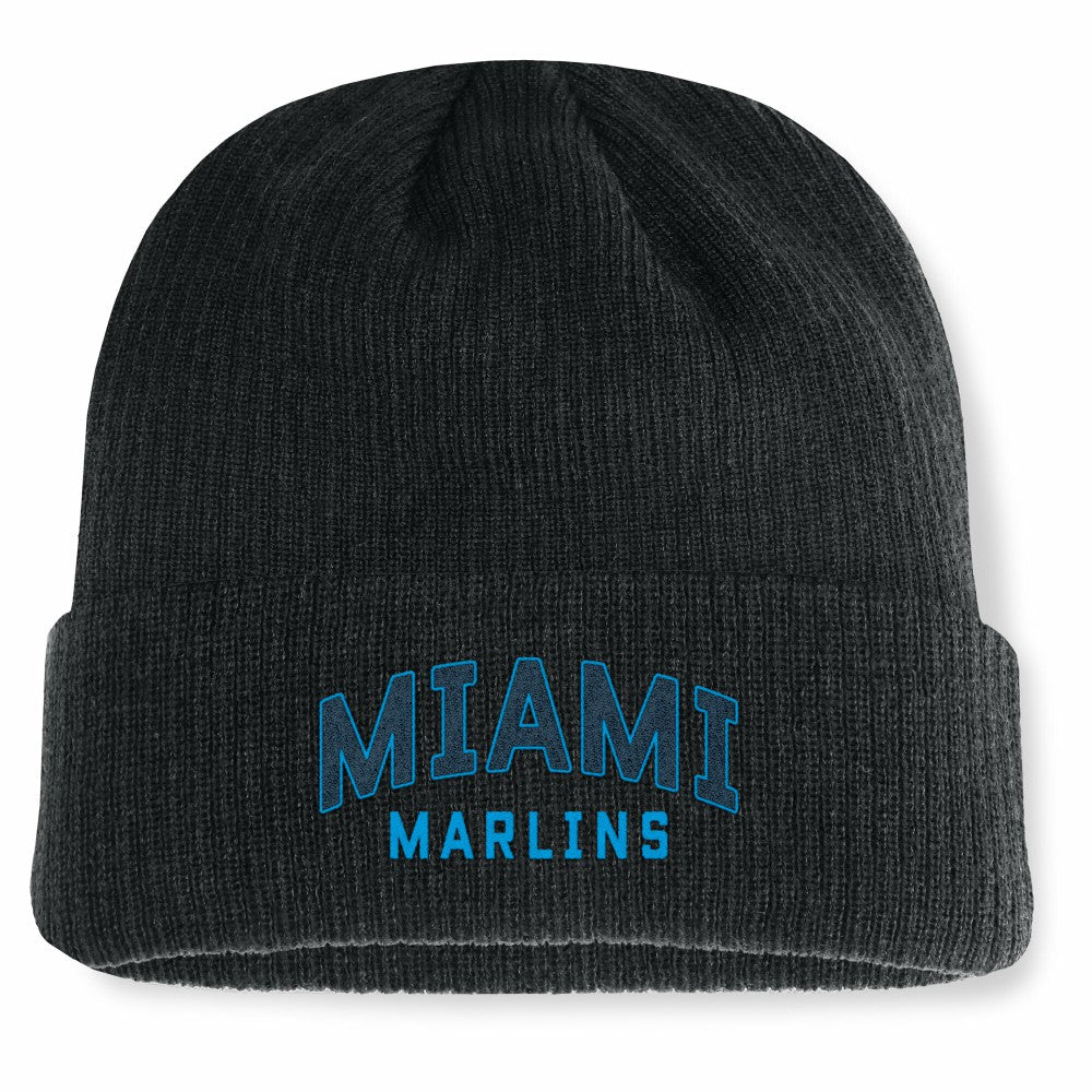 Miami Marlins Fanatics Andee Cuffed Knit Hat Online
