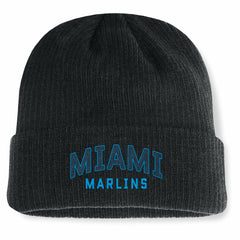 Miami Marlins Fanatics Andee Cuffed Knit Hat Online