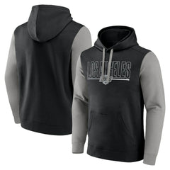Los Angeles Kings Logo Athletic Deliver Fleece Pullover Hoodie - Black | NHL discount