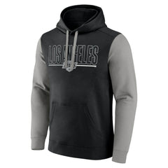Los Angeles Kings Logo Athletic Deliver Fleece Pullover Hoodie - Black | NHL discount