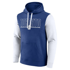 Toronto Maple Leafs Logo Athletic Deliver Fleece Pullover Hoodie - Blue | NHL discount