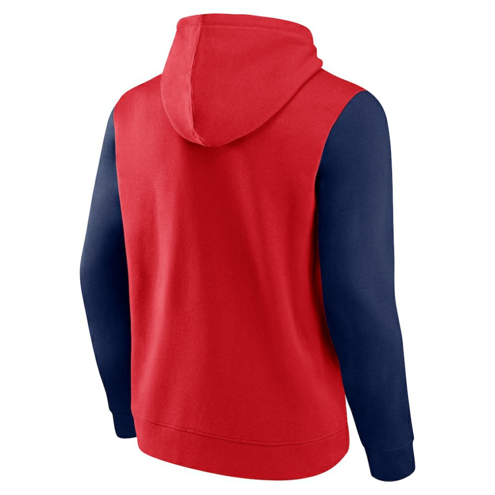 Washington Capitals Logo Athletic Deliver Fleece Pullover Hoodie - Red | NHL online