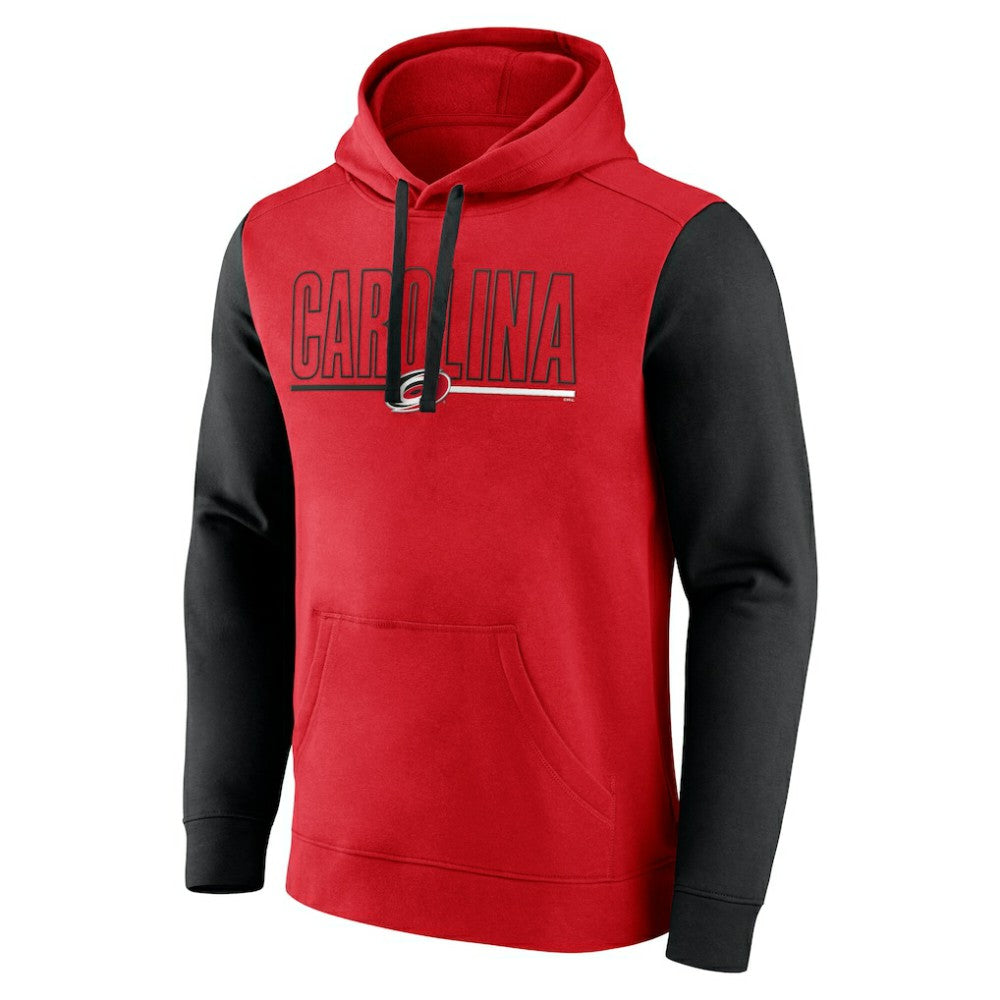 Carolina Hurricanes Logo Athletic Deliver Fleece Pullover Hoodie - Red | NHL online