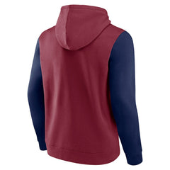 Colorado Avalanche Logo Athletic Deliver Fleece Pullover Hoodie - Burgundy | NHL on sale