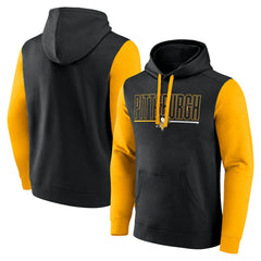 Pittsburgh Penguins Logo Athletic Deliver Fleece Pullover Hoodie - Black | NHL sale