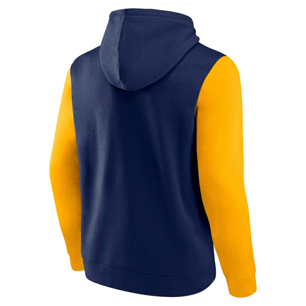 Nashville Predators Logo Athletic Deliver Fleece Pullover Hoodie - Navy | NHL online