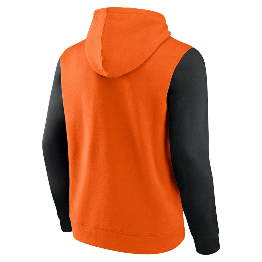 Philadelphia Flyers Logo Athletic Deliver Fleece Pullover Hoodie - Orange | NHL near me