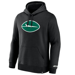 New York Jets Legacy Fleece Pullover Hoodie - Black - Fanatics