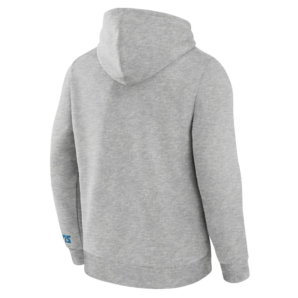 Detroit Lions Legacy Fleece Pullover Hoodie - Heather Gray - Fanatics