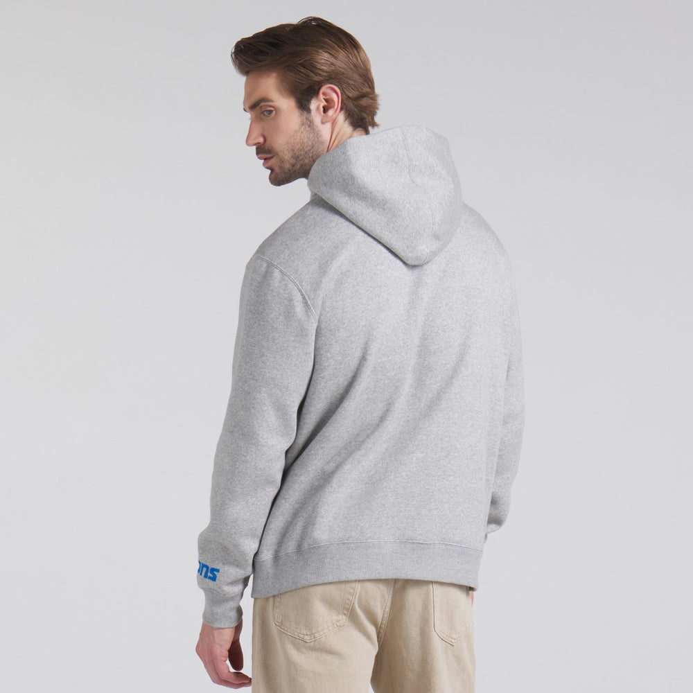 Detroit Lions Legacy Fleece Pullover Hoodie - Heather Gray - Fanatics