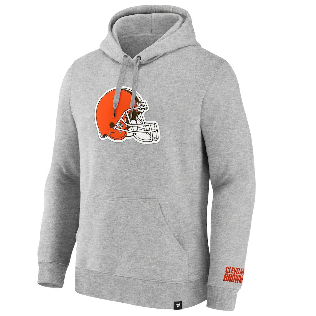 Cleveland Browns Legacy Fleece Pullover Hoodie - Heather Gray - Fanatics