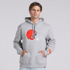 Cleveland Browns Legacy Fleece Pullover Hoodie - Heather Gray - Fanatics