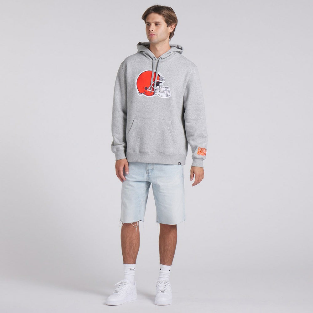 Cleveland Browns Legacy Fleece Pullover Hoodie - Heather Gray - Fanatics