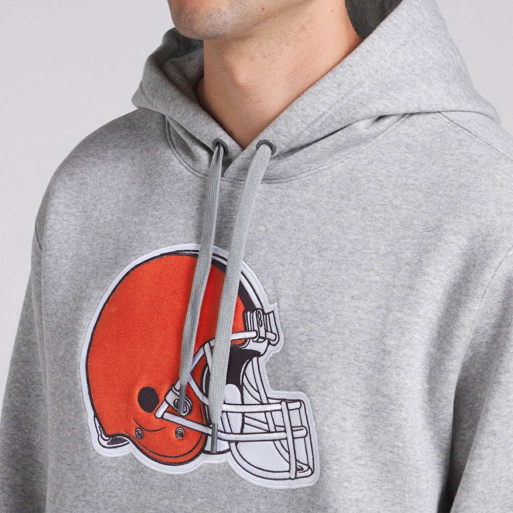 Cleveland Browns Legacy Fleece Pullover Hoodie - Heather Gray - Fanatics