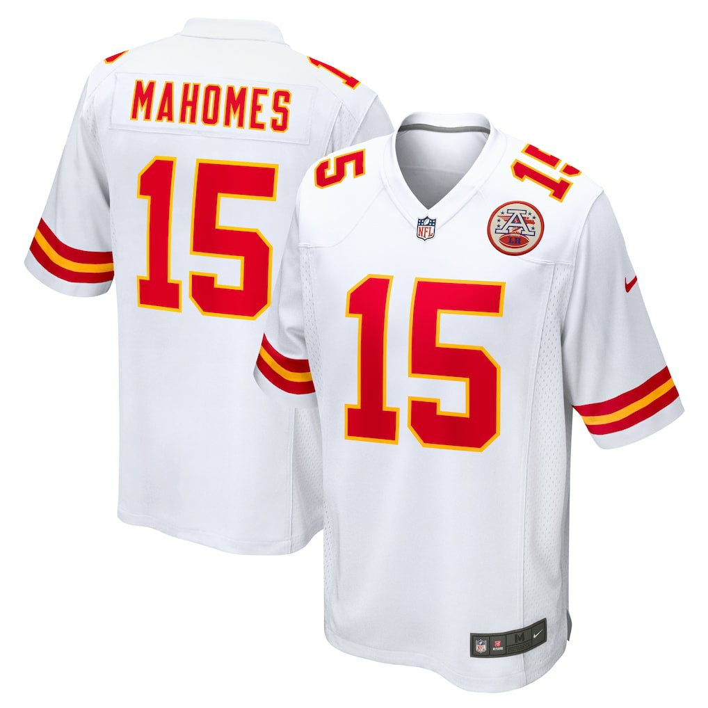 Patrick Mahomes Kansas City Chiefs Game Jersey - White - Nike