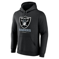 Las Vegas Raiders Team Lockup Pullover Hoodie - Black - NFL