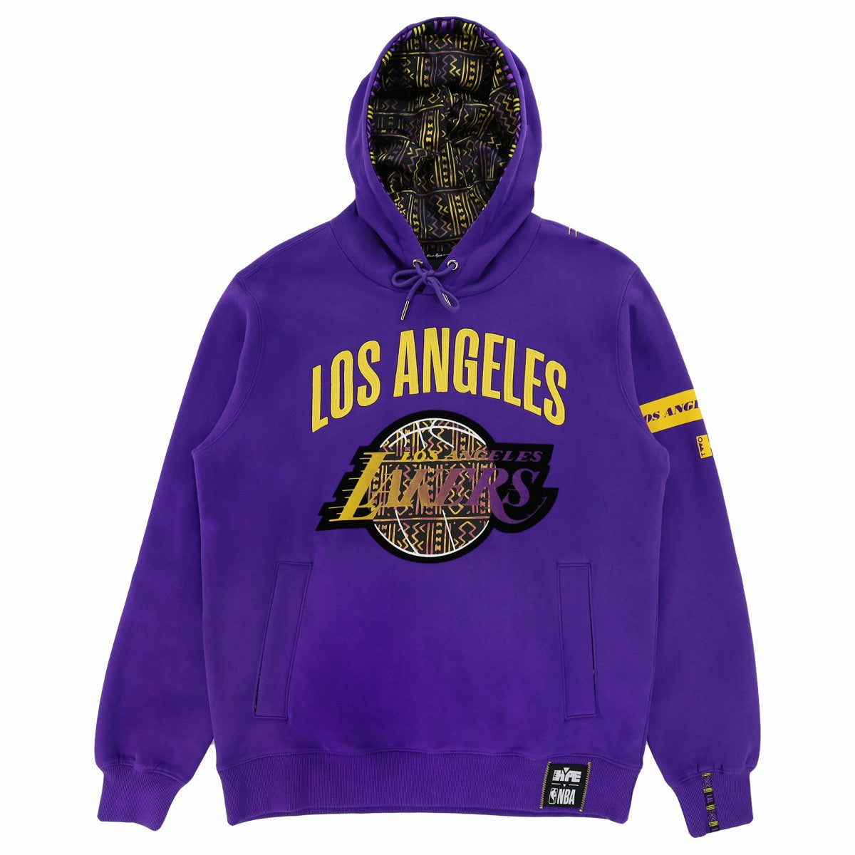 Los Angeles Lakers NBA x Two Hype Unisex Culture & Hoops Heavyweight Pullover Hoodie - Purple