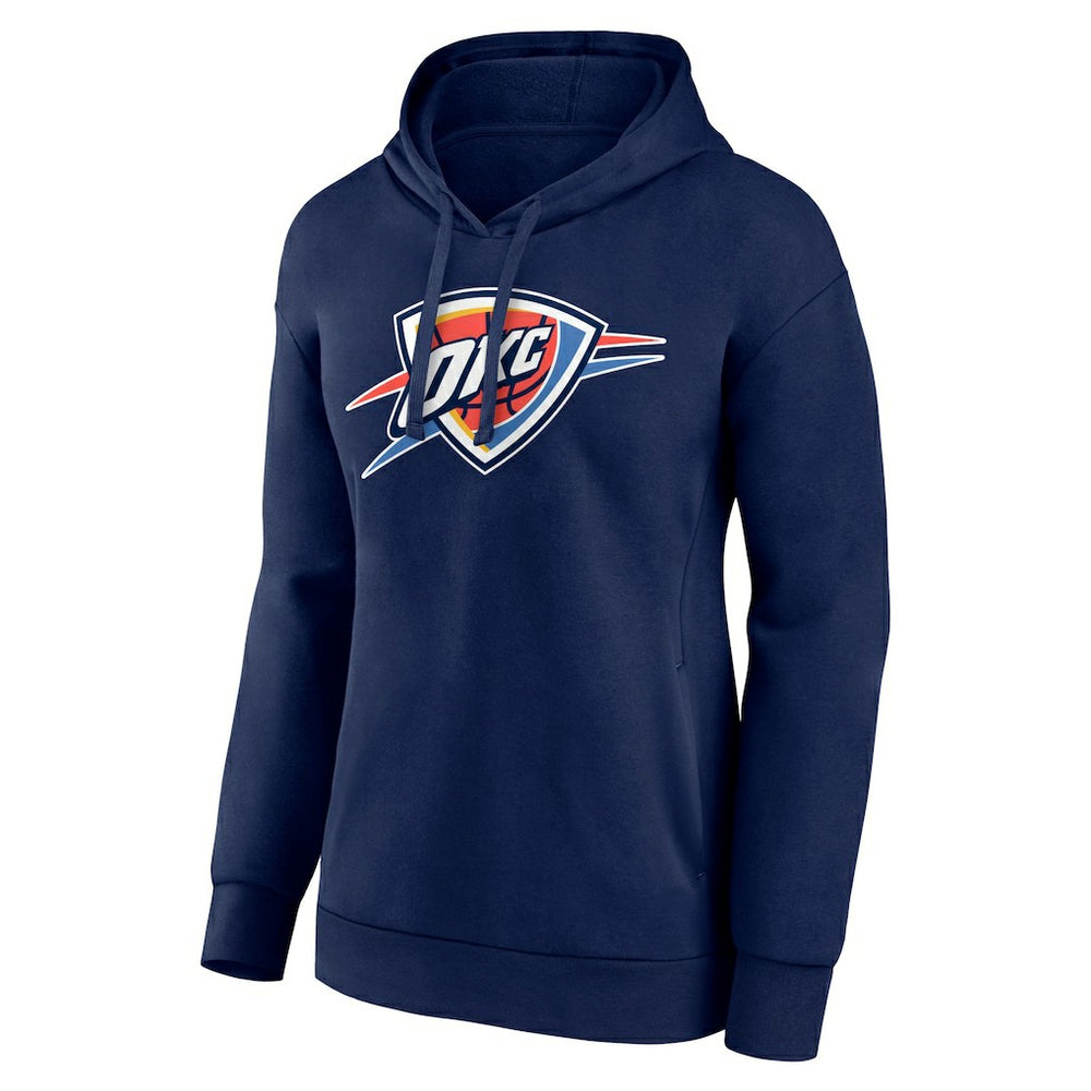 Oklahoma City Thunder Women's Primary Logo Pullover Hoodie Navy