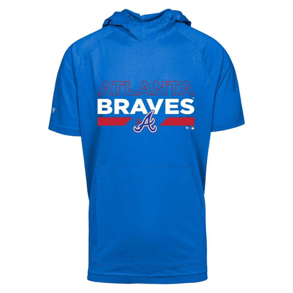 Atlanta Braves Levelwear City Connect Phase No Hitter Short Sleeve Pullover Hoodie Discount