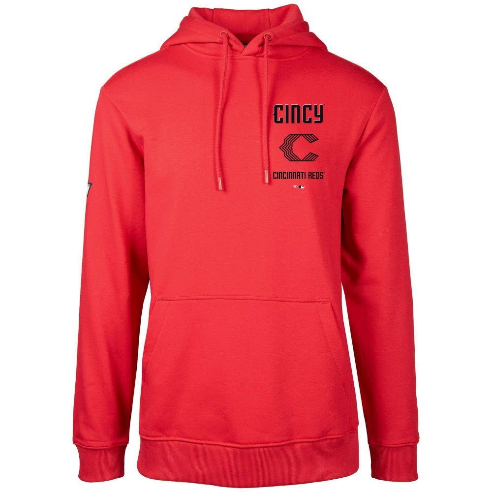 Cincinnati Reds Levelwear City Connect Podium Baseline Pullover Hoodie for sale
