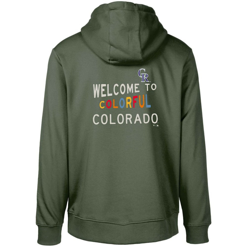 Colorado Rockies Levelwear City Connect Podium Core 2.0 Pullover Hoodie Outlet