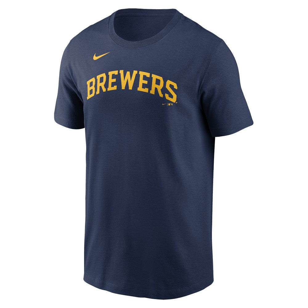 Rhys Hoskins Milwaukee Brewers Nike Fuse Name & Number T-Shirt Online