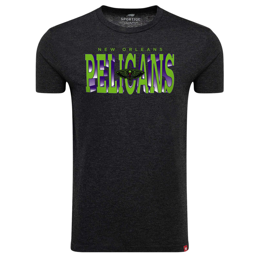 New Orleans Pelicans Sportiqe City Edition Comfy Tri-Blend T-Shirt Heather Black