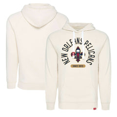 New Orleans Pelicans Sportiqe Unisex Olsen Raglan Tri-Blend Pullover Hoodie Cream