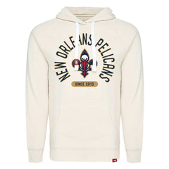New Orleans Pelicans Sportiqe Unisex Olsen Raglan Tri-Blend Pullover Hoodie Cream