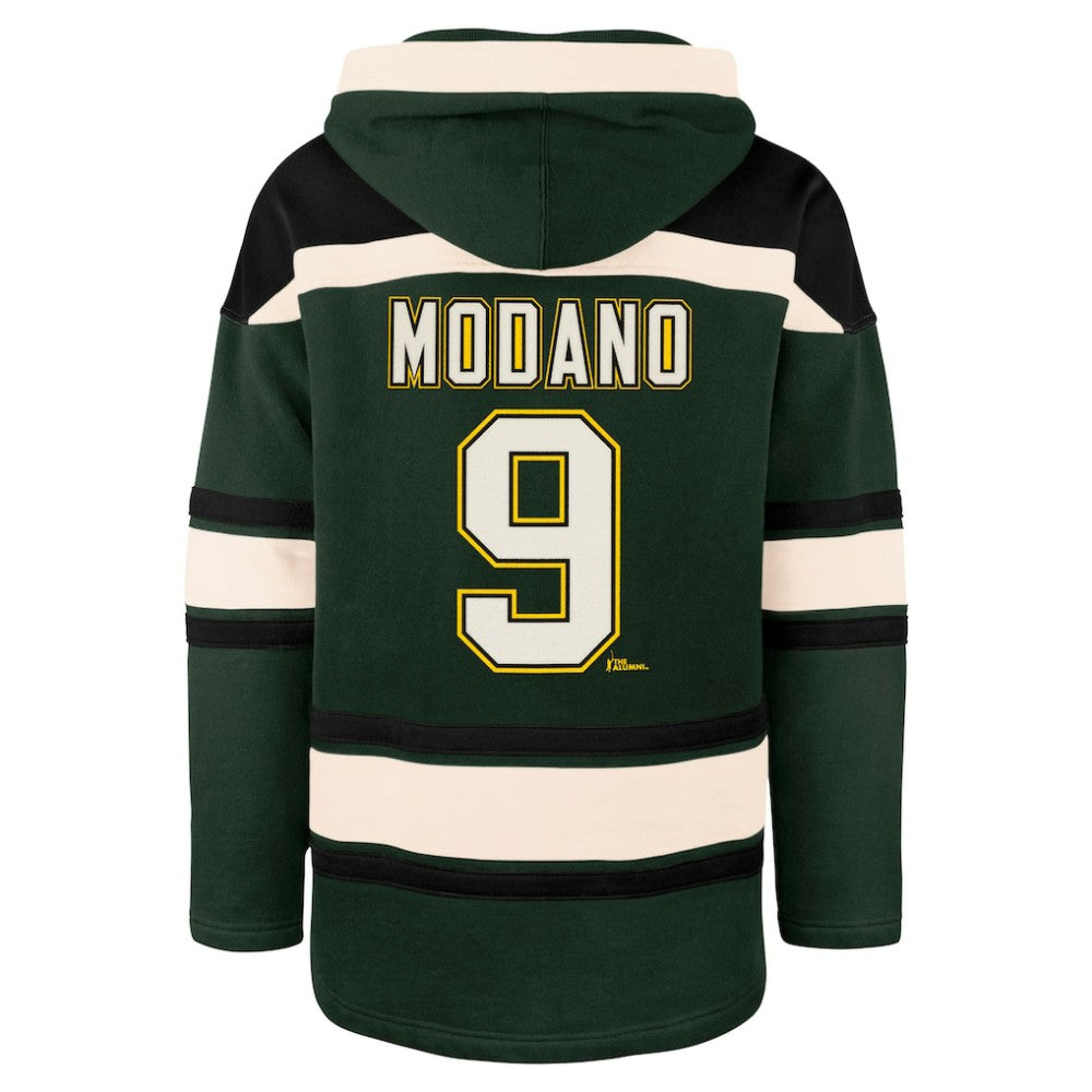 Mike Modano Dallas Stars '47 Retired Player Name & Number Lacer Pullover Hoodie - Green | 47 brand discount