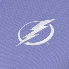 Tampa Bay Lightning Antigua Women's White Logo Finish Quarter-Zip Top - Heather Purple | NHL on sale