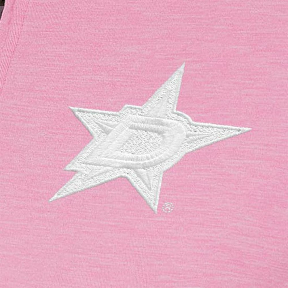 Dallas Stars Antigua Women's White Logo Mentor Quarter-Zip Jacket - Pink | NHL online