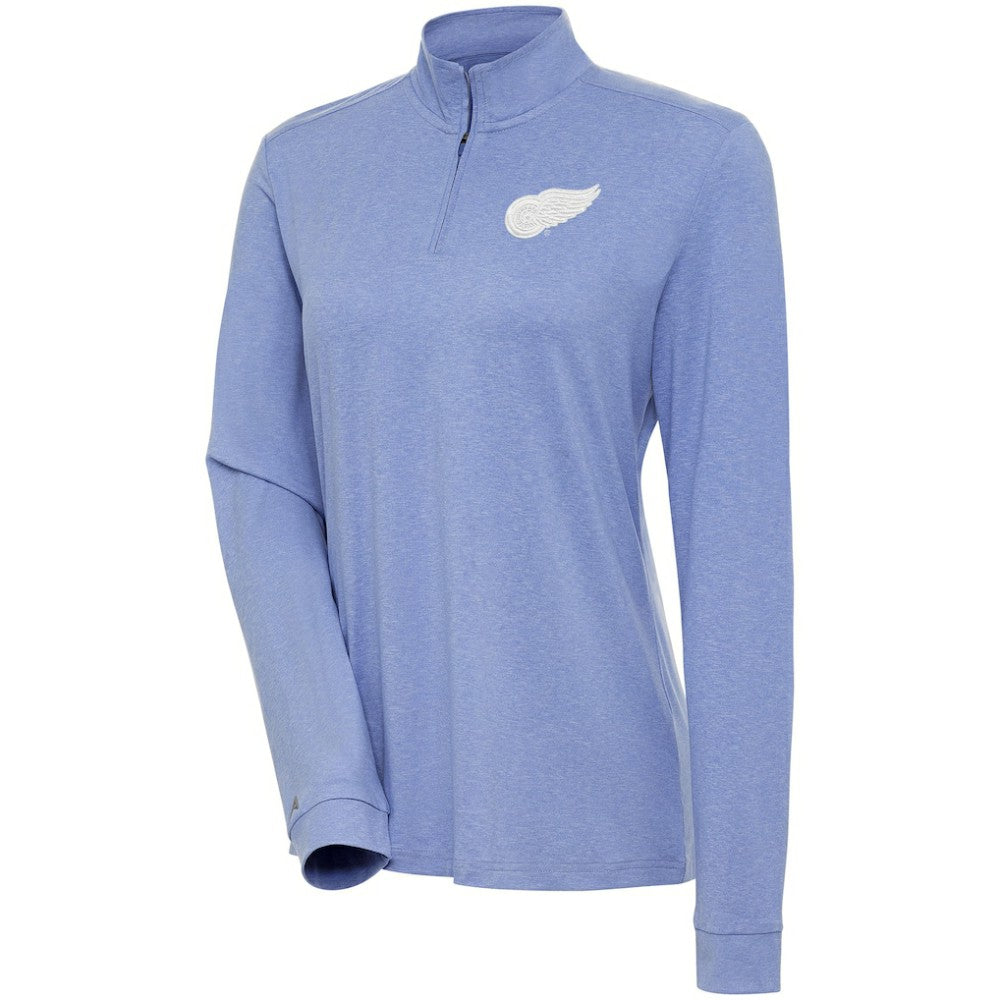 Detroit Red Wings Antigua Women's White Logo Mentor Quarter-Zip Jacket - Lavender | NHL discount