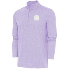 Boston Bruins Antigua White Logo Hunk Quarter-Zip Pullover - Lavender | NHL discount