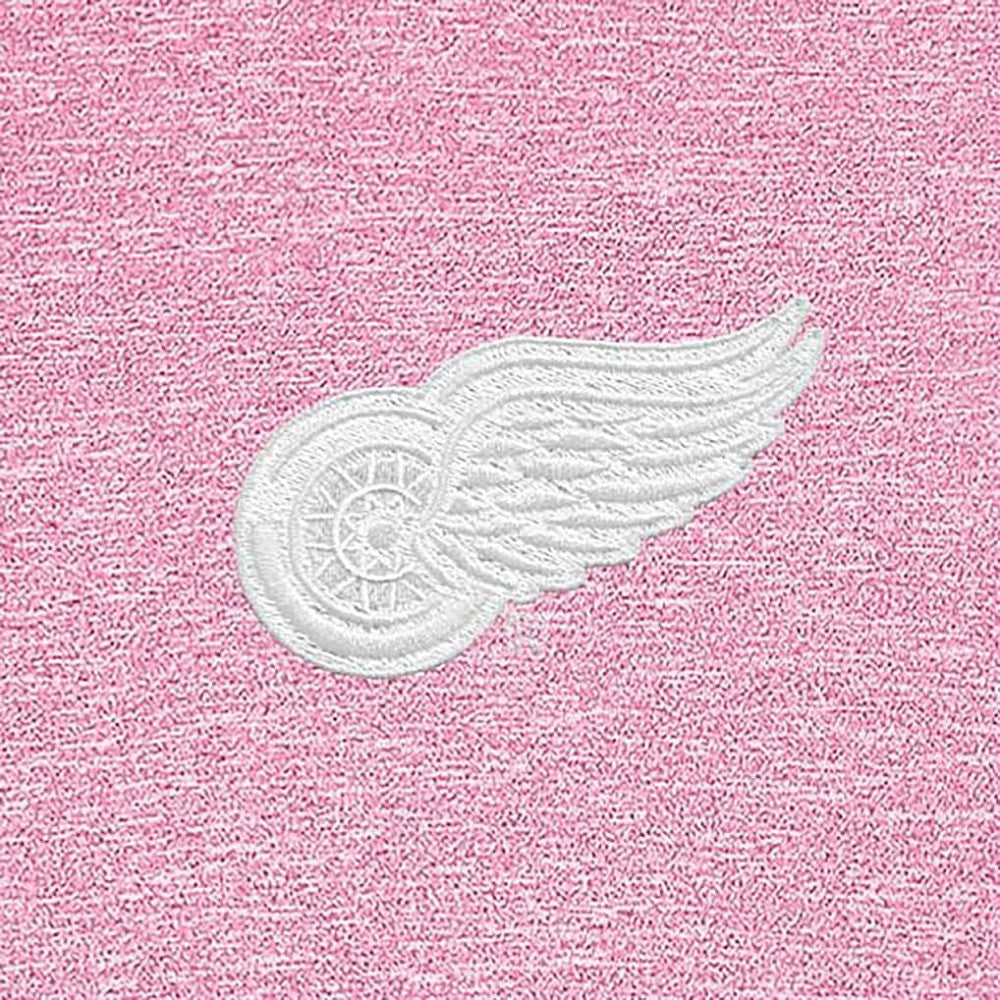 Detroit Red Wings Antigua White Logo Hunk Quarter-Zip Pullover - Pink | NHL sale