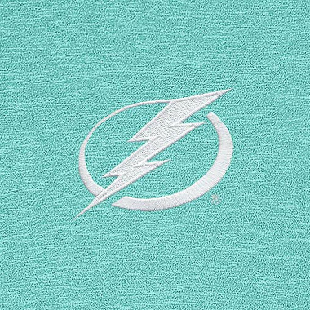 Tampa Bay Lightning Antigua White Logo Hunk Quarter-Zip Pullover - Mint | NHL sale