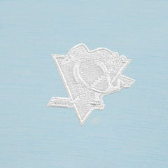 Pittsburgh Penguins Antigua White Logo Bright Quarter-Zip Pullover - Powder Blue | NHL near me