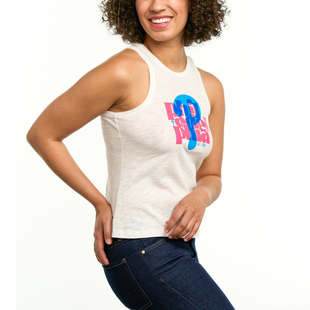 Philadelphia Phillies Lusso Women's Lourdes Tank Top Sale