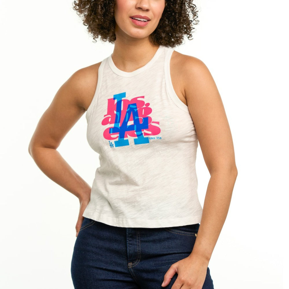 Los Angeles Dodgers Lusso Women's Lourdes Tank Top for sale