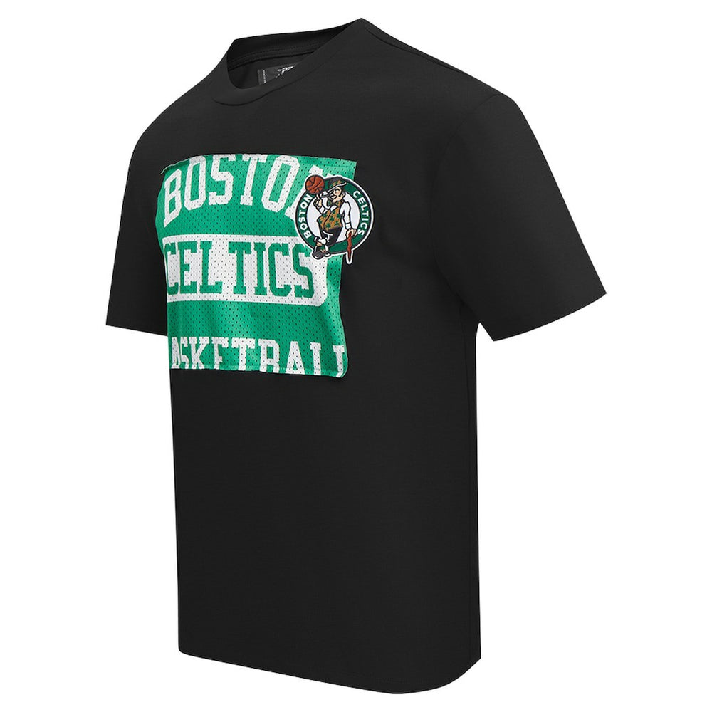 Boston Celtics Pro Standard Made To Play Drop Shoulder T-Shirt Black