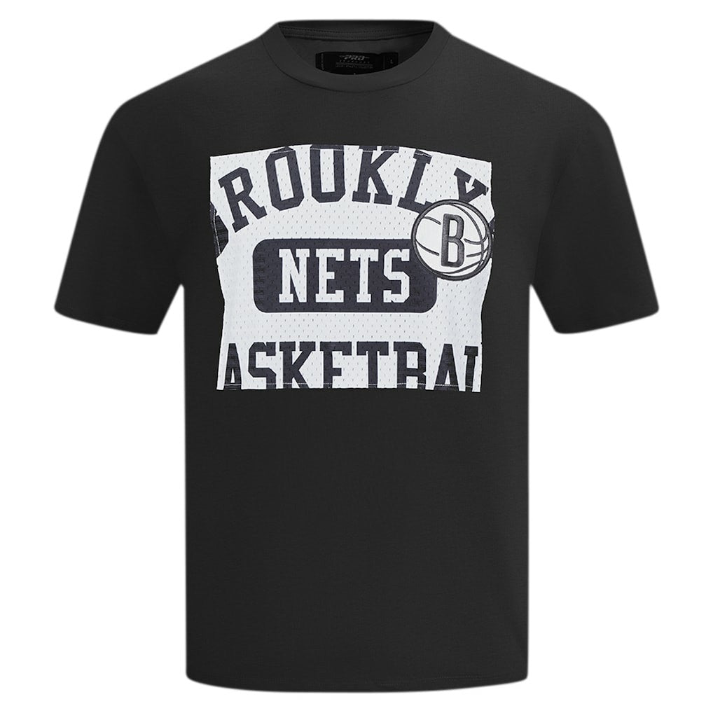Brooklyn Nets Pro Standard Made To Play Drop Shoulder T-Shirt Black