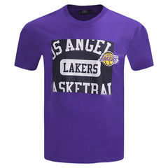 Los Angeles Lakers Pro Standard Made To Play Drop Shoulder T-Shirt Purple